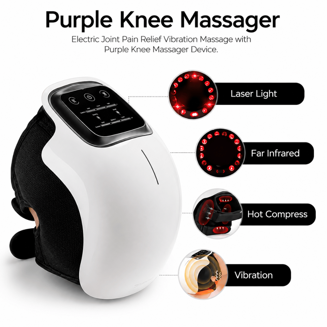 VitaforWell 3-in-1 Knee Revive — Red Light, Heat & Massage Wrap